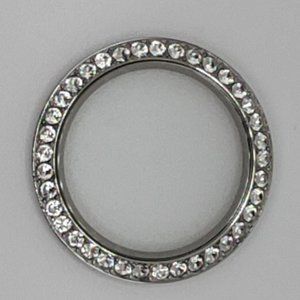 Origami Owl Large Silver Crystal Locket Face